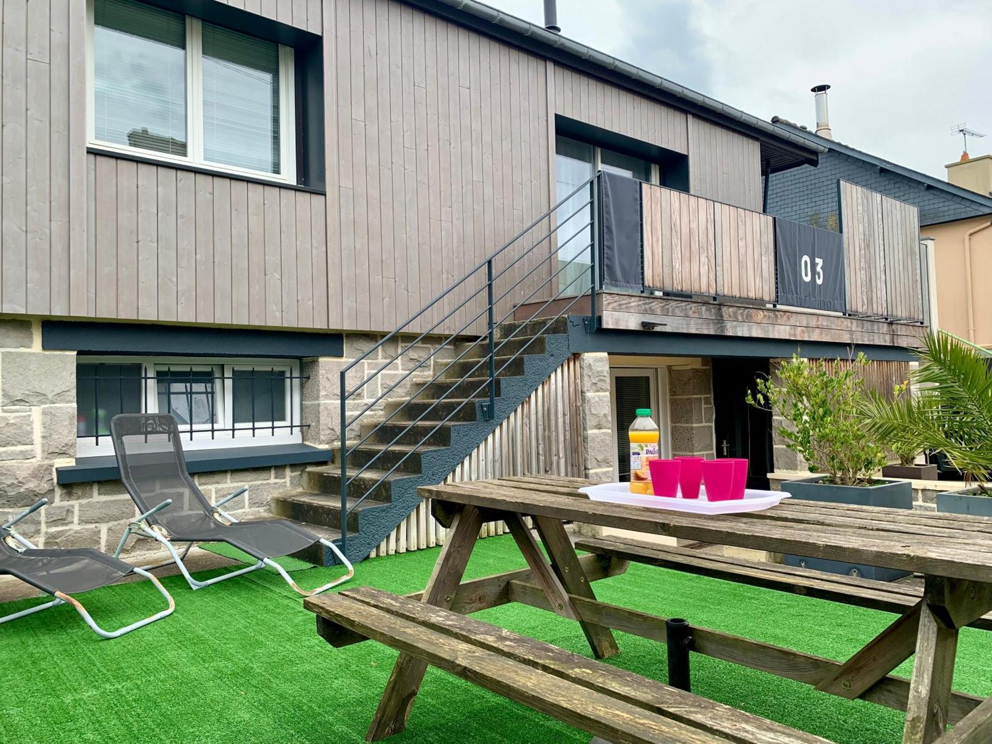 Rez De Jardin Bord De Apartment Saint-Malo